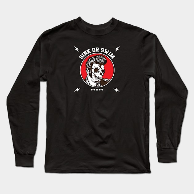 Sink or Swim(The Gaslight Anthem) Long Sleeve T-Shirt by Rooscsbresundae